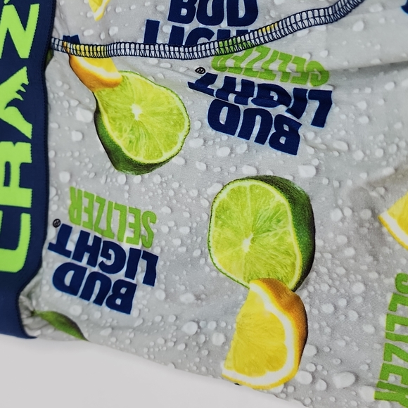 CRAZY BOXER, BUD LIGHT SELTZER GREEN, GREY BLUE COLOR SMALL (S) SIZE - Picture 8 of 12